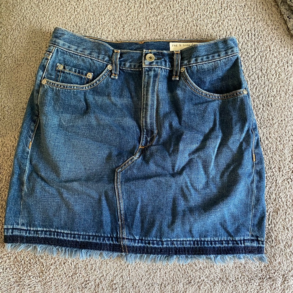 Rag & Bone jean skirt